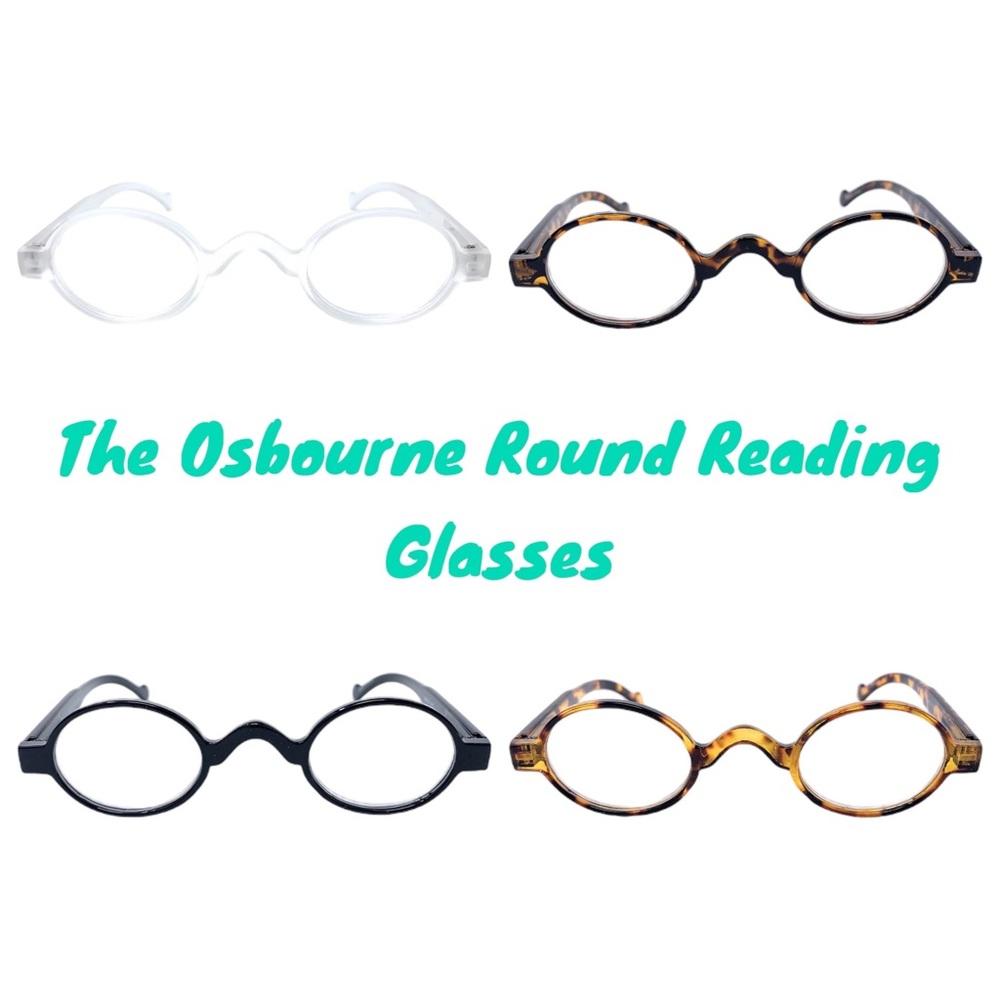 The Osbourne Round Reading Glasses. NWT